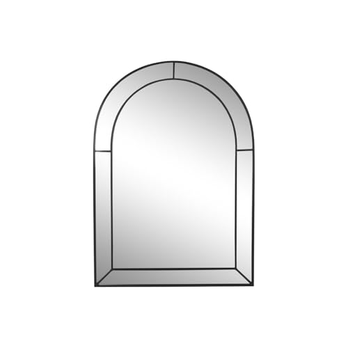 ESPEJO HIERRO CRISTAL 70X2X100 VENTANA NEGRO