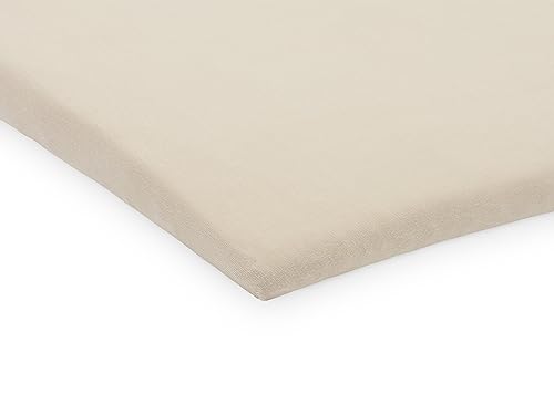 Jollein Spannbettlaken Laufgitter Jersey 75 x 95 cm - Nougat