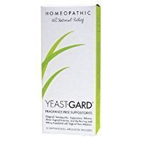 Yeast-Gard Advanced Homeopathic Suppositories 10 ea (Pack of 4)