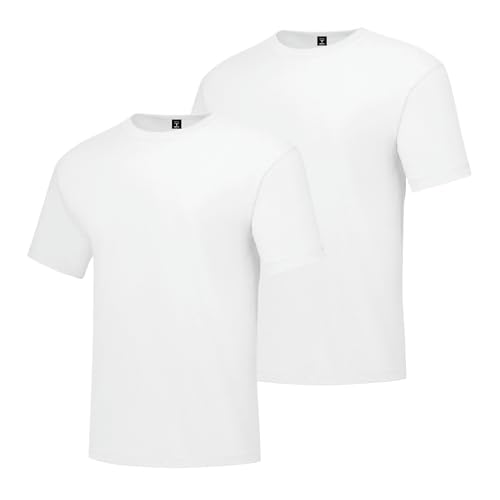 Hanes Men's Beefy-t T-Shirt, Heavyweight Cotton Tee, 1 Or 2 Pack, Big & Tall