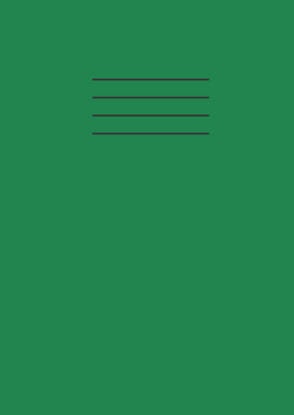 Bold Half Lined Exercise book: Exercise book for visually impaired students (Half page, Bold and big lines with 13mm spacing)