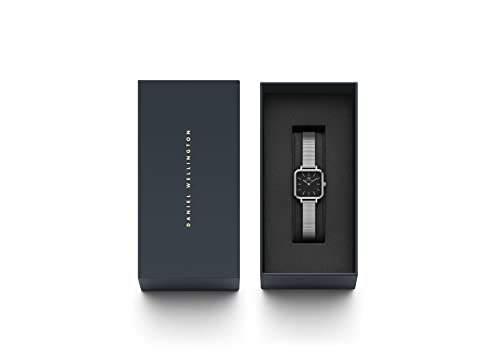 Image of Daniel Wellington Quadro Studio Sterling Square Watch, Mesh Bracelet