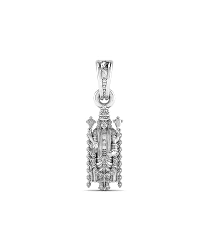 Pendentif argent 925 Bala Ji Mtrolls en argent sterling massif ciselé