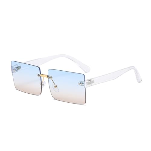 Lunettes de soleil rétro femmes sans monture pour sublimer votre confiance