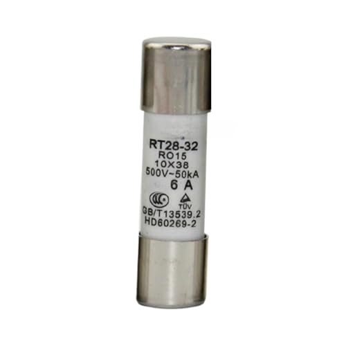 Fusible cylindrique 10x38 compatible RT18 RT28-32 pour armoire électrique 32A