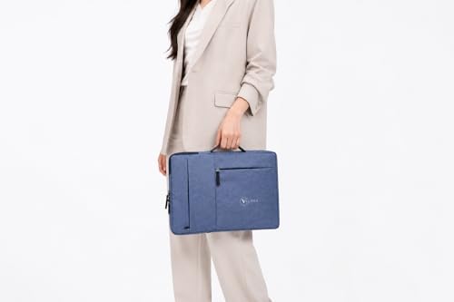 Image of Veloce Water-Resistant Laptop Sleeve for 15 inch Laptops | Front Storage Pockets, Easy-Carry Handle | Slim & Stylish | Grey