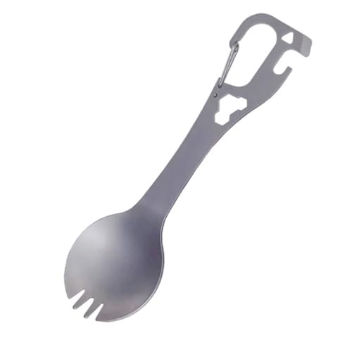 TOYANDONA Multifunktionaler Camping Spork aus Edelstahl Besteck...