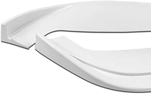 3PCS Front Bumper Lip Kit fit for Compatible with 2001-2006 BMW E46 M3, H-Style Splitter Trim Protection Spoiler, Air-Dam-Chin-Diffuser (Painted White)