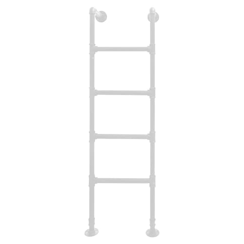Échelle d'escalade blanche pour petits espaces et lits superposés de dortoir