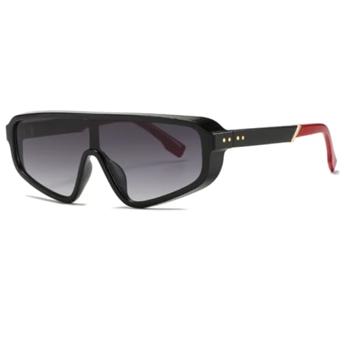 Lunettes de soleil punk vintage marron contre l'éblouissement pour un look rétro sans fatigue