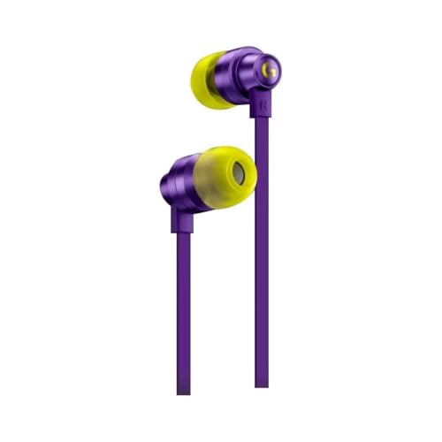 Image of Logitech G333 Gaming Earphones with Gaming-Grade Dual Drivers with USB-C Adapter & in-line Mic and Volume Control with 3.5mm aux - Purple