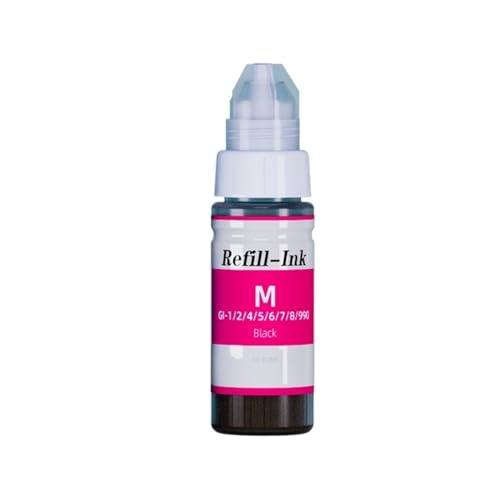 Cartouche d'encre rouge 890 compatible imprimante G3800 G2810 G1810 70ml