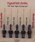 Drill Bits Short Length Threaded Shank, Stub Series Drill Bit Set 4 Tight Fit Tools 00134