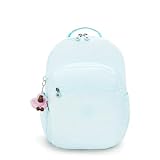 Kipling Seoul Extra Large Metallic 17' Laptop Backpack Blue Sky Met