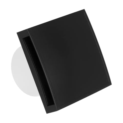 EUROPLAST Ø 100mm Bad-Lüfter mit Anthrazit Front Cover
