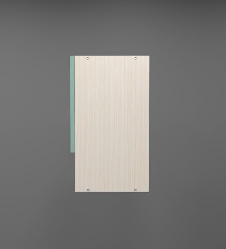 Image of SPECIALITY PANELS 6 Door Wall Cabinet with UV Profile Shutter | Wall Mounted Storage Cabinet for Kitchen Bathroom Living Room | Wooden Wall Cabinet Organizer Mint Finish DIY Assembly