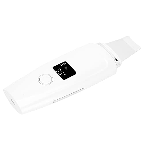 Ultrasonic Facial Skin Scrubber with Negative Ions & Pulse Function, Blackhead Removal & Face Cleaning, Ion Induction & USB Charging for Pore Cleansing, Facial Care & Absorption