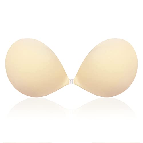 MITALOO Adhesive Bra Invisible Sticky Strapless Push up Backless Reusable Silicone Covering Nipple Bras
