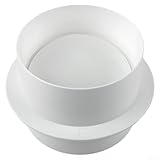 NEIQIUWING Válvula antirretorno de PVC para tubo de ventilación, para baño y cocina (110 mm)