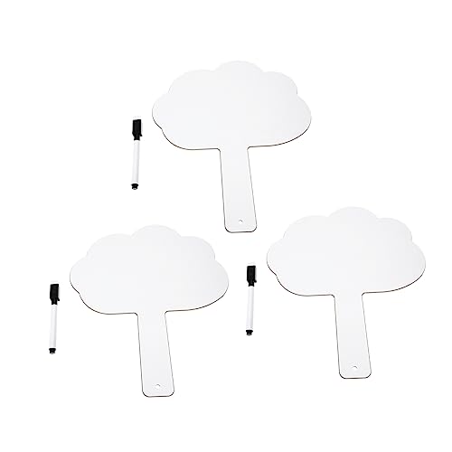 Double Sided Handheld Whiteboards - 3 Sets for Classroom Use, for Answering, Doodling, and Creative Learning