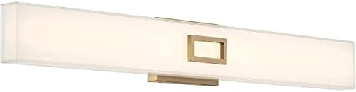 Access Lighting 62613LEDD-ABB/OPL Restore Vanity, 1-Light 30 Watts, Antique Brushed Brass
