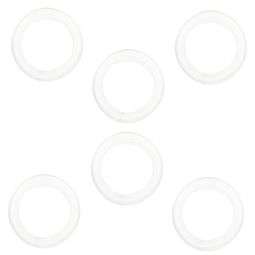 BCOATH 6Pcs Silicone Scissors Finger Rings for Pets Comfortable Non Skid Protectors for Grooming Easy Installation for Use present for Pet Owners