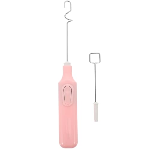 ULTNICE Electric Pigment Mixer with Dual Replaceable Heads and Scraper Compact Portable Gouache Paint Stirrer for Quick Color Blending in Home Art Projects 4.33X0.98X0.59 Inch Battery Not Included