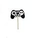 Video Game Cupcake Toppers - No DIY Required, Ready-to-Use Controller & Gamer Zone Designs for Boys Birthday, Anniversary, Gaming Parties - Premium Cupcake Decorations for Gamers & Kids (40-Pack)