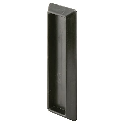 Prime-Line F 2550 Black Plastic, Window Finger Pull, Self-Adhesive (2 Pack)
