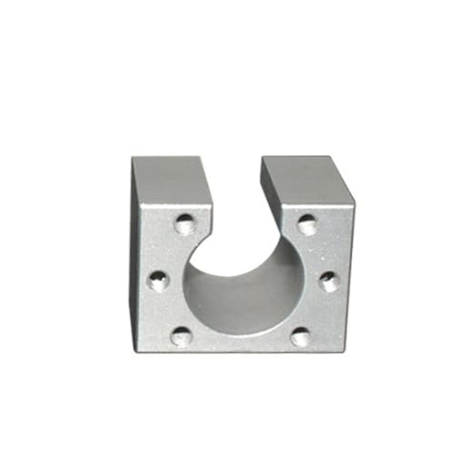 GTPBAO �A���~�{�[���˂��i�b�g �I�[�v���^�C�v�ϊ��u���b�N��t�Œ�� SFU1605 SFU2005 SFU3205�p �{�[���˂��i�b�g �V���t�g�ʒu(Silver,HD16 28mm ID)