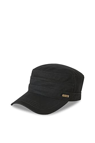 C&A Armycap Bonnet en coton uni pour homme, Noir , taille unique