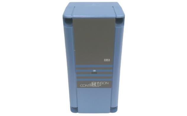 JOHNSON CONTROLS S353AA-1 1 VA 1.25 VA MAX, 10 AMP, 24 VDC Unfiltered, 27K OHMS (Voltage Mode with Resistor R27 Clipped); 500 OHMS, 50/60 HZ, Class 2, Modular Electronic SEQUENCER, Transformer: 20 to