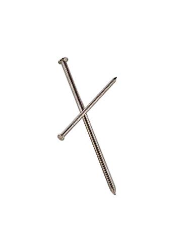 Simpson Strong-Tie 5000180 3D 1.25 in. Siding Stainless Steel Nail with Round Head Ring Shank 1 lbs - Pack of 495