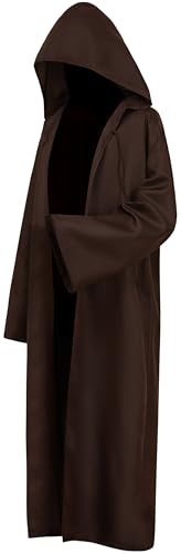 Image of Cosplaysky Men's Cosplay Cloak Robe Costume Halloween Tunic Hooded Uniform