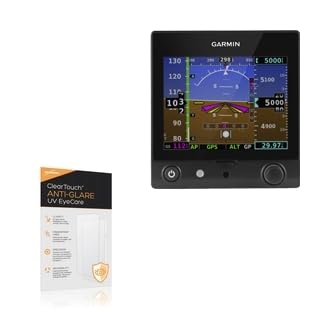 BoxWave Screen Protector Compatible With Garmin G5 Electronic Flight Instrument - ClearTouch Anti-Glare Anti-UV EyeCare (2-Pack), Filters out Harmful Blue Light Reduce Fatigue