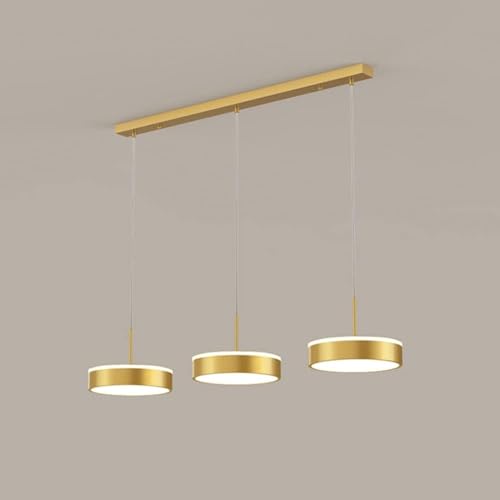 Suspension 3 lumières avec câbles réglables pour éclairage de salle à manger