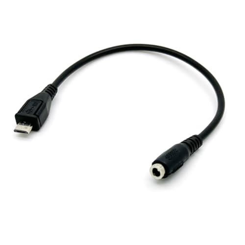 MTQY Micro USB to 3.5mm Jack Audio Adapter Cable Phone Charging Cord Power Conversion Line for Connecting Microphones Stereo Speakers