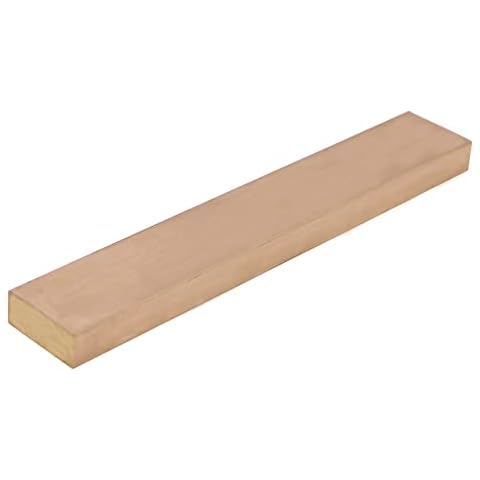 VERNUOS 0.4" x 1" C360 Brass Flat Bar Cover
