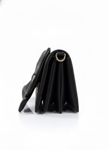 Image of Women's Bow Crossbody Bag - Shoulder Purse & Sling Handbag - Multi-Pocket Partitioned Side Bag with Adjustable Strap for Party, Wedding & Casual