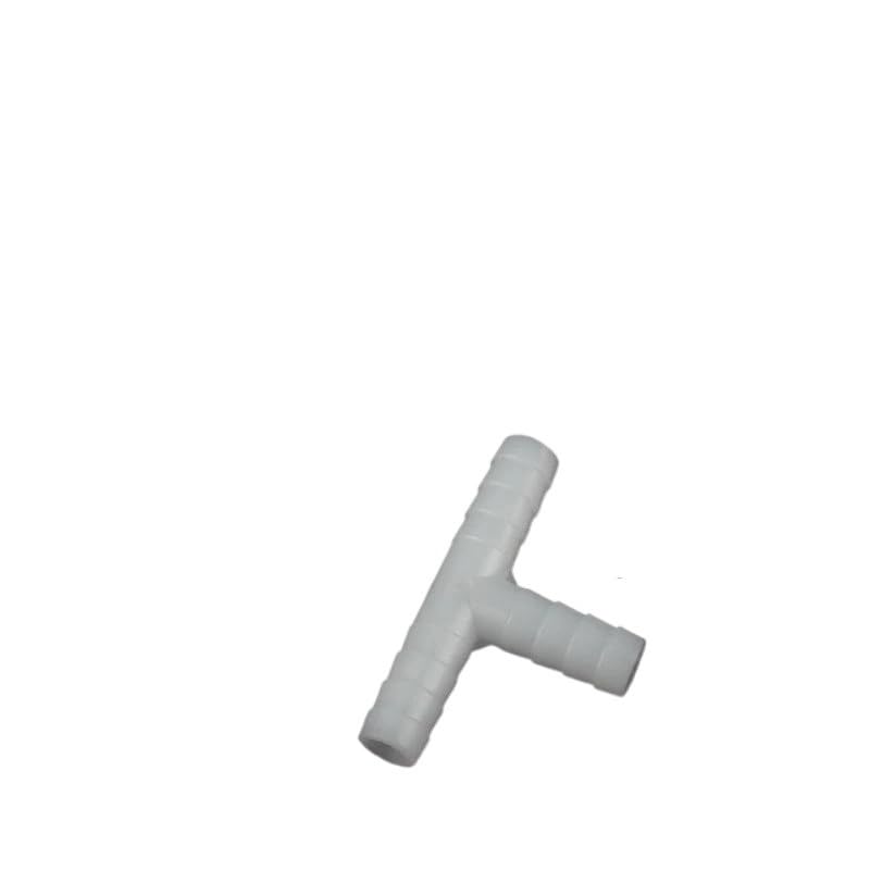 YKMYXZ， 3 STÜCKE 4~26mm Weiß T-stück PE Pagode Schlauchverbindungen Gartenbewässerung Kunststoff Zubehör Aquarium Wassertank Adapter(9mm,100pieces)