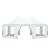 EROMMY 26x19ft Decagonal Party Tent, White Outdoor Wedding Canopy with 8 Removable Sidewalls, Church Windows & 2 Zipper Doors, Heavy Duty Pavilion Shelter for Events