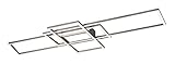 Nicht Zutreffend LED-Deckenleuchte - Nickel - 105 x 42 cm - dimmbar, Grau