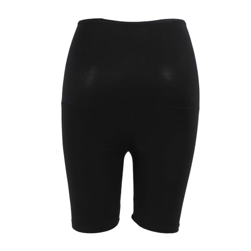 Calças de Ioga de Cintura Alta de Couro PU, Calças Curtas de Suor de Sauna para Levantamento de Quad