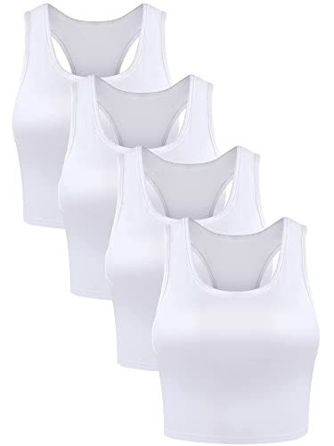 Boao débardeurs femme lot de 4 hauts extensibles contre la chaleur