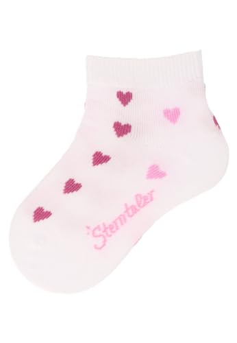 Short Socks with Hearts, Pack of 3 Girls Socks (3-Pack)3