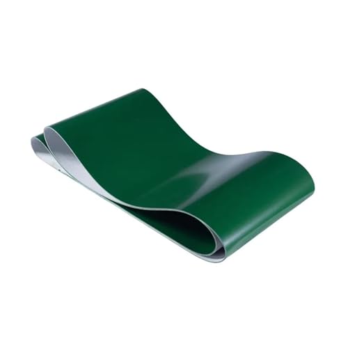Cinta transportadora verde de PVC de 2050mm x 60mm para maquinaria industrial