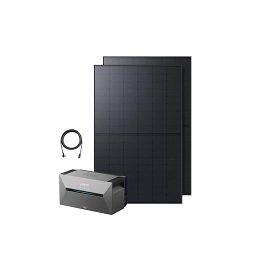 Anker SOLIX kit solaire avec batterie (870 W | 1 600 Wh), Solarbank 2 E1600 Pro (1 600 Wh), 2 RS40T (435 W), 4 MPPT, CA 1 000 W, Plug&Play