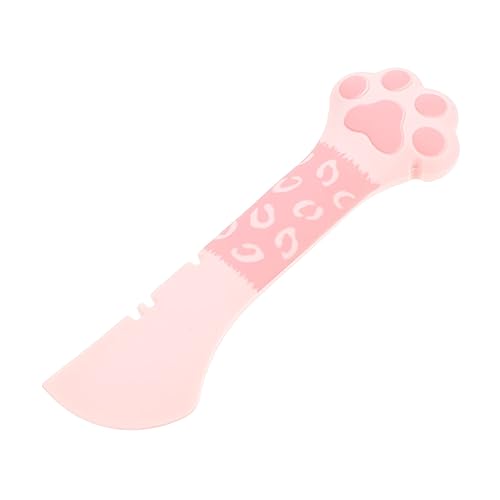 DECOMELODY 猫用缶詰オープナー兼ペット用シリコン給餌スプーン 軽量コンパクト設計 餌をすくいやすい ペット食器 猫と犬のフード缶対応 簡単開閉で爪を傷めず携帯便利
