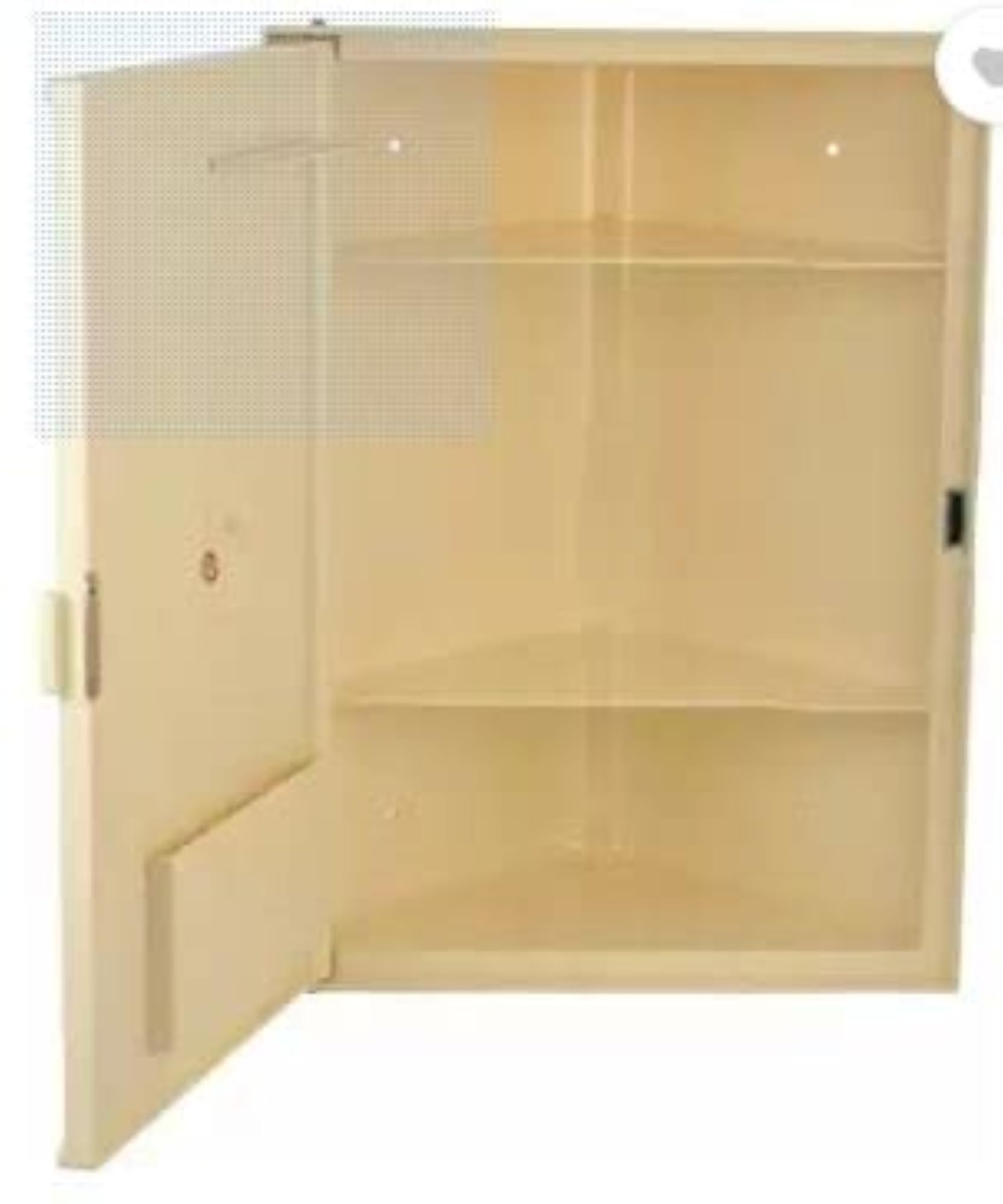 Unbreakable Bathroom Full Mirror Single Door Cabinet