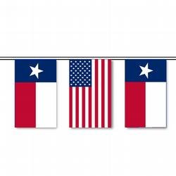 Flag and Banner International Signal Pennant - Nautical Pennants | Official Design | Decorative Maritime Outdoor Decor | Parties, Boats, Restaurants, Docks | Made in USA - Texas & U.S. String Pennants (Pennants: 9 in. x 12 in./String: 60 ft.)